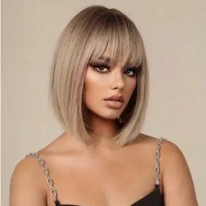 14” Golden Bob Wig